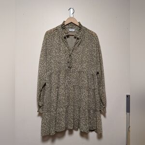 Dress Forum floral long sleeved dress size m